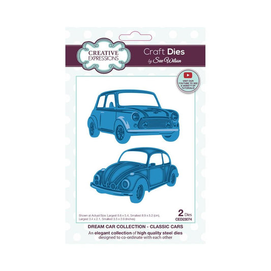 Creative Expressions - Craft Die by Sue Wilson - Classic Cars, Dream Car Collection