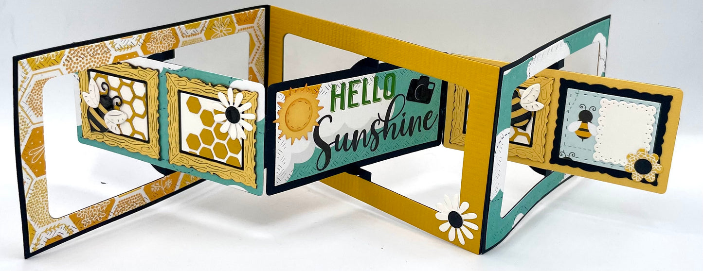 Karen Burniston - Card Kits - Hello Sunshine Landscape Accordion