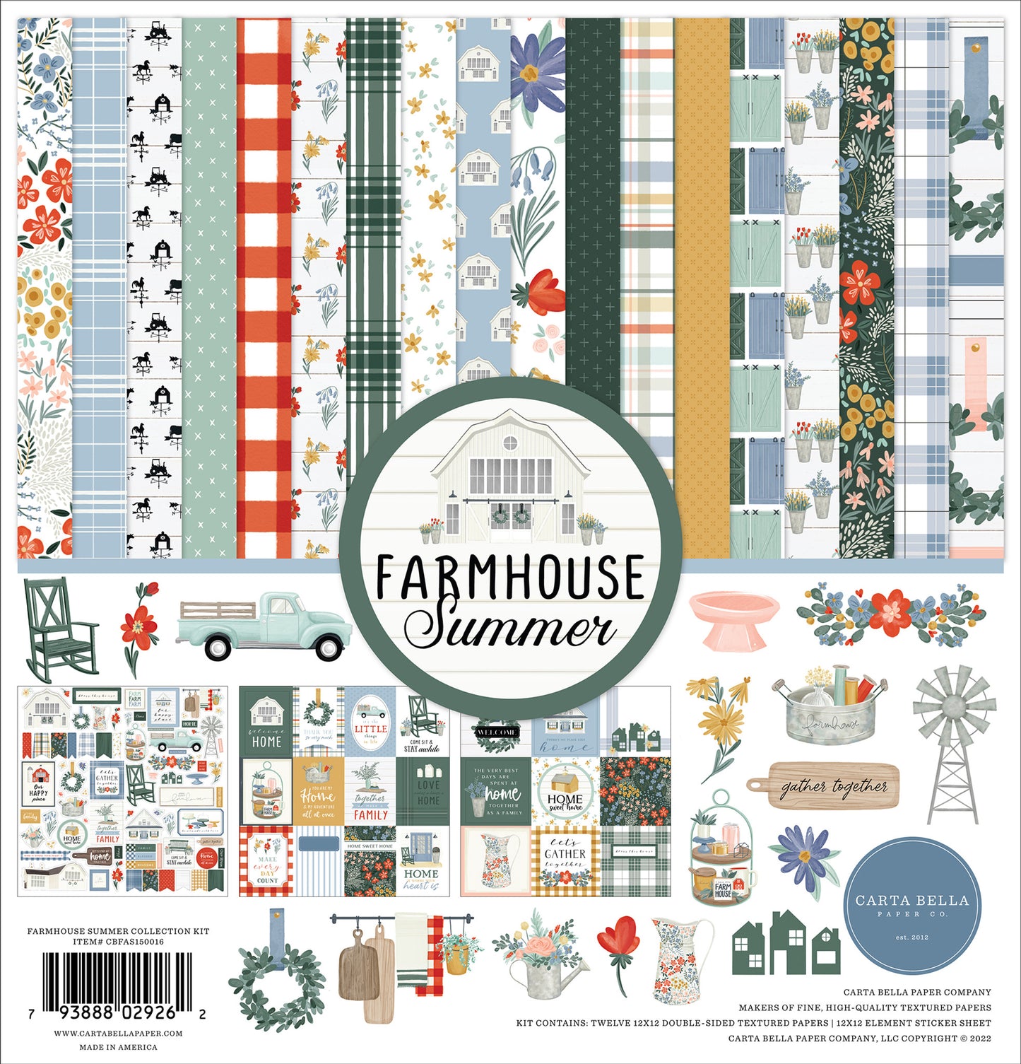 Carta Bella - Farmhouse Summer - Collection Kit