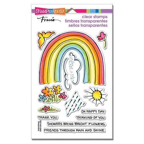 Stampendous - Fran’s Clear Stamps - Rainbow Bright