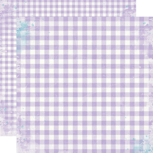 Simple Stories - Simple Vintage Life In Bloom - Lilac Gingham