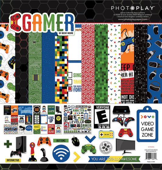 Photo Play - Gamer - Collection Kit