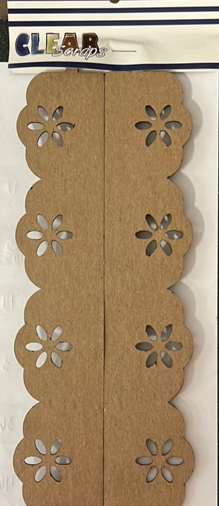 Clear Scraps - Fancy Border Chipboard