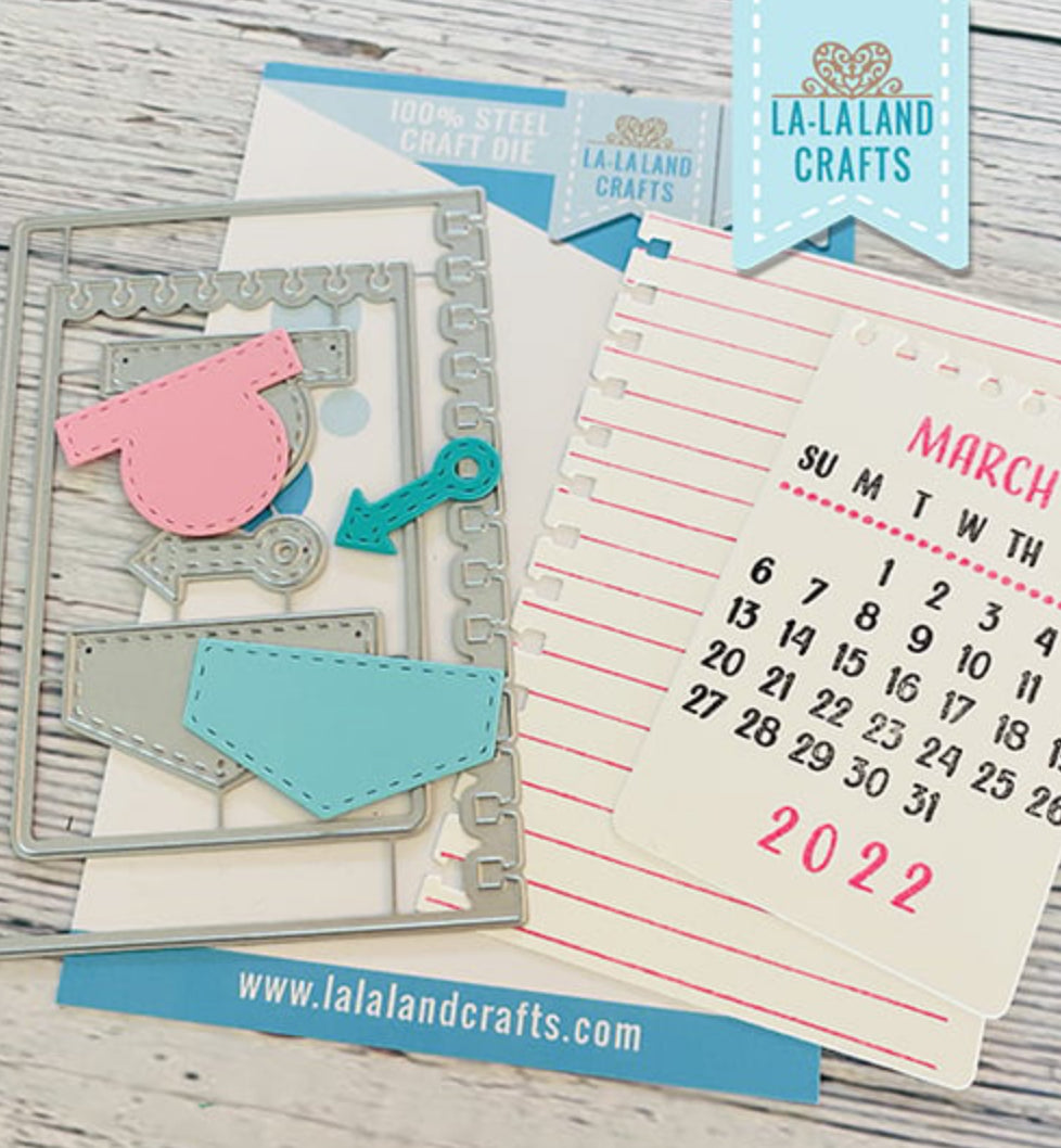 La-La Land Crafts -Steel Dies- Notebook Pages