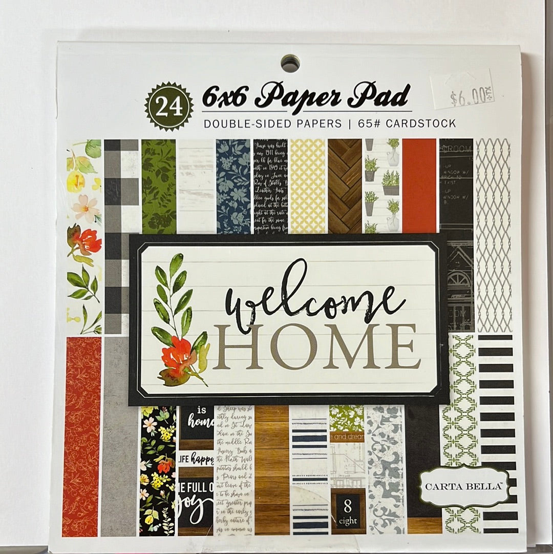 Carta Bella - Welcome Home- 6x6 Paper Pads