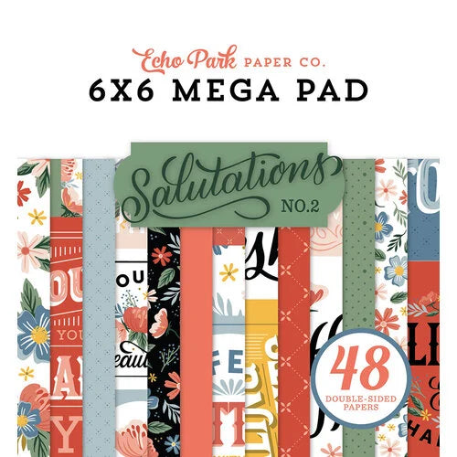 Echo Park - Salutations No 2 Collection - 6x6 Mega Pad