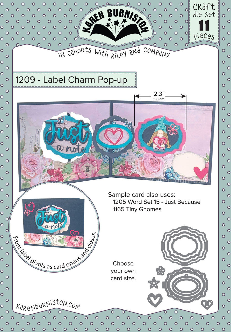 1209 Karen Burniston - Label Charm Pop-Up